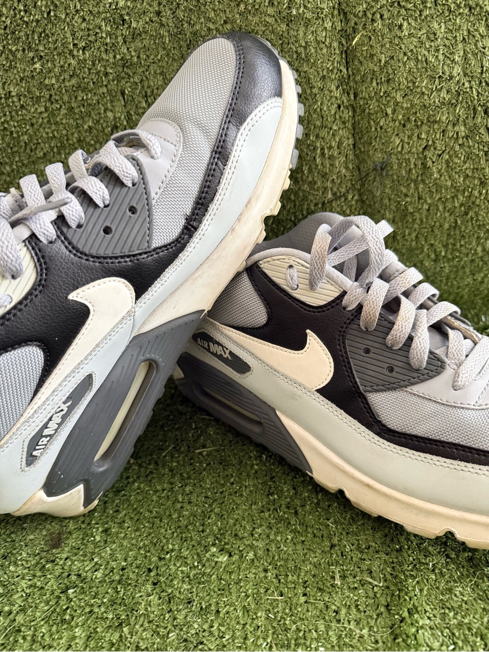 Nike Grey, Black & White Air Max Sneakers